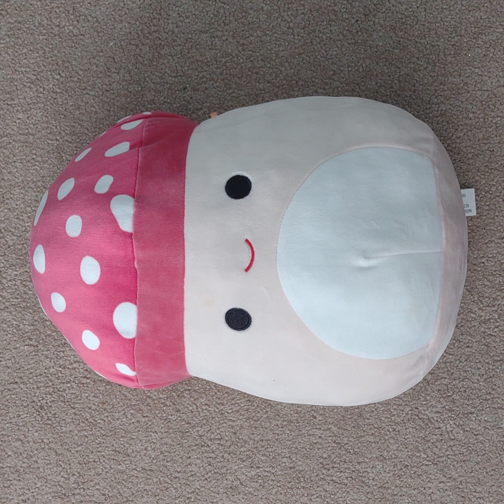 14" Pink Mushroom Squishmallow 🍄